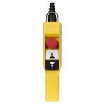 XACA2073 pendant station XAC-A pistol grip 2 push buttons 1 Emergency stop Schneider Electric xaca