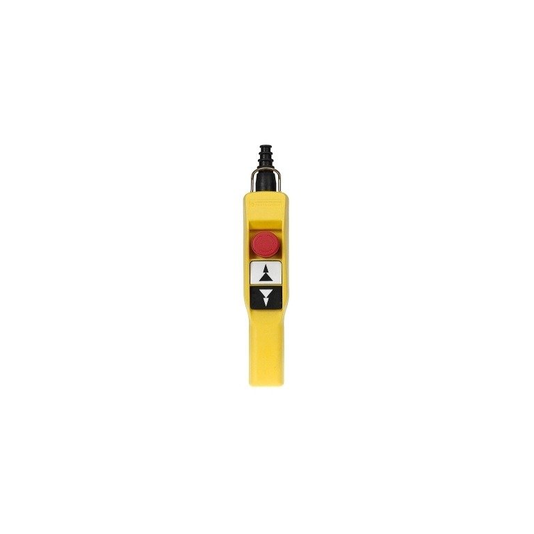 XACA2073 pendant station XAC-A pistol grip 2 push buttons 1 Emergency stop Schneider Electric xaca