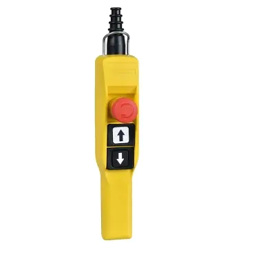 XACA2113 pendant station XAC-A pistol grip 2 booted push buttons 1 Emergency stop Schneider Electric xaca
