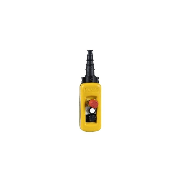 XACA2913 pendant control station XAC-A 2 pushbuttons 1 Emergency stop Schneider Electric xaca