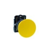 XB5AC51N Push button, Harmony XB5N XB7N, plastic, mushroom, yellow, 40mm, spring return, unmarked, 1 NO Schneider Electric xb