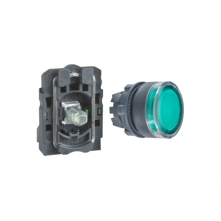XB5AH33B1N LED IIILUMIN. PUSH BUTTONS-PUSH-220VAC Schneider Electric xb5ah33b1n