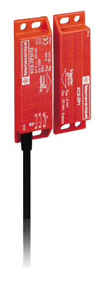 XCSDMP5902 Coded magnetic switch, Telemecanique Safety switches XCS, XCSDMP, 1 NC 1 NO, staggered, 2 m Telemecanique Sensors