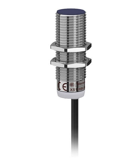 XS118BHPAL2 XS118BHPAL2 Inductive sensor XS1 M18, L53mm, brass, Sn8mm, 12.24VDC, cable 2m Telemecanique Sensors xs118bhpal2