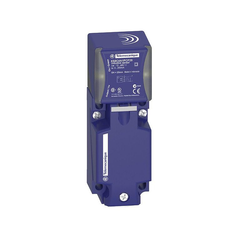 XS7C4A1MPP20 Inductive proximity sensors XS, inductive sensor XS7 40x40x117, PBT, Sn15 mm, 24 240VAC DC, terminals Telemecani