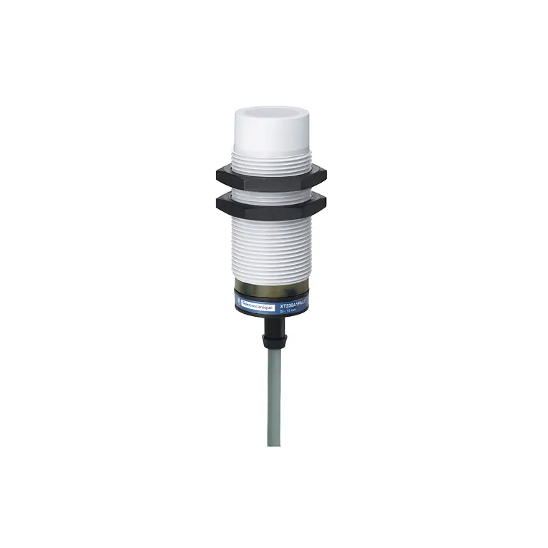 XT230A1PAL2 Capacitive proximity sensors XT, cylindrical M30, plastic, Sn 15 mm, cable 2 m Telemecanique Sensors xt230a1pal2