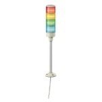 XVGB4SH Tower Light RAGB 24V LED W.Buzzer Tube mounting with fixing plate Schneider Electric xvgb4sh