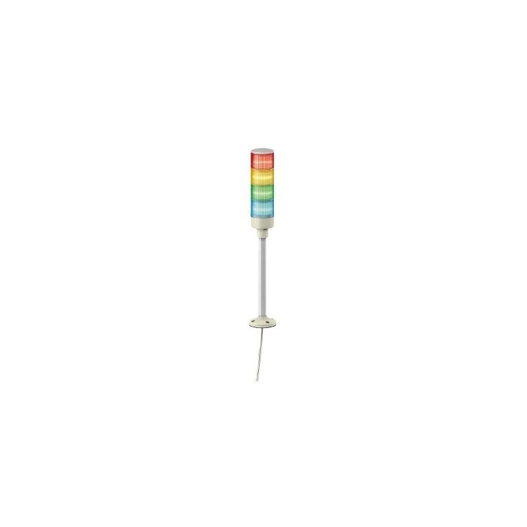 XVGB4SH Tower Light RAGB 24V LED W.Buzzer Tube mounting with fixing plate Schneider Electric xvgb4sh