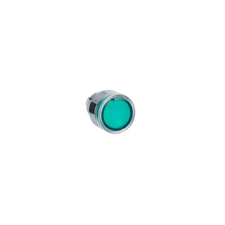 ZB2BW33C Ø 22 mm fixing hole push button head with green lamp Schneider Electric zb2bw33c
