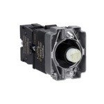 ZB2BWM51C metal series pushbutton base -380V AC-50HZ LED orange-1NO contact-IEC640947-5-1 Schneider Electric zb2bwm51c