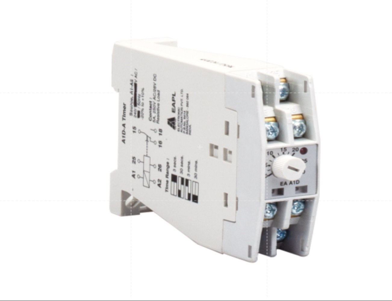 a1da-signal-off-delay-timer.jpg A1DA Signal OFF Delay timer, Rly 1C O, Signal free from external voltage EAPL a1da signal off delay timer