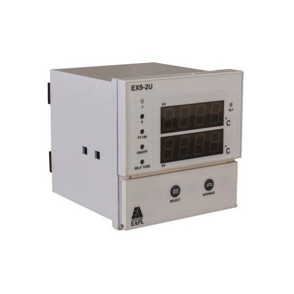 EX9-2H-U Dimension 96 96, 2set point, 2display Heater type 1Rly c o per set point, J K PT-100 EAPL eapl ex9 2u temperature co