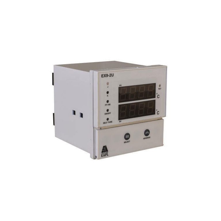 EX9-2H-U Dimension 96 96, 2set point, 2display Heater type 1Rly c o per set point, J K PT-100 EAPL eapl ex9 2u temperature co