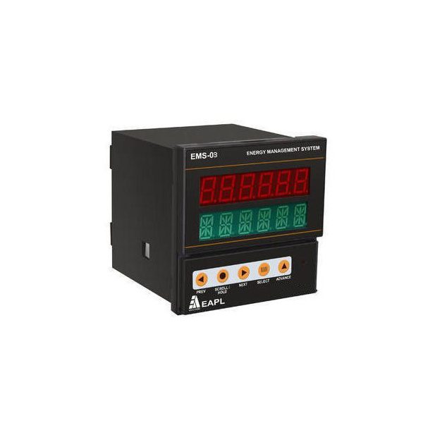 EMS-03 KWh Meter, 3Phase 4Wire, Class 1 EAPL eapl make ems 03 multi function meter