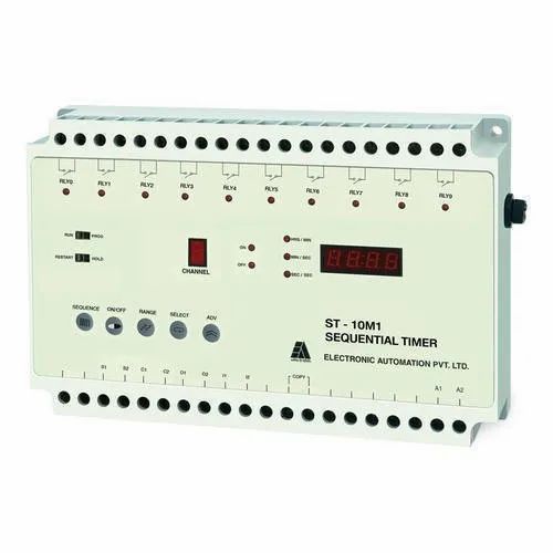 eapl-st-10m1-sequential-timer-500x500-1.jpg ST10-P1 10Channel timer with purging feedback relay, Sequential timer, 1Rly 1C-NO per chnl EAPL eapl st 10m1 sequential timer