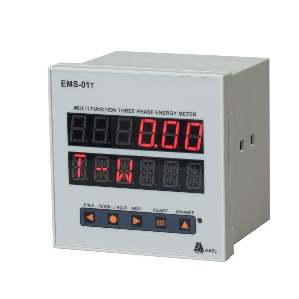 EMS-01T Multifunction Meter with THD and RS485, 3Phase 4Wire, Class 1 EAPL ems