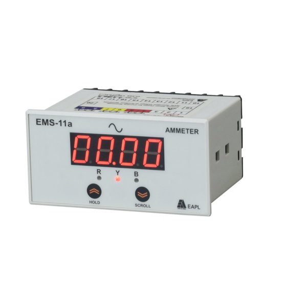 EMS-11s Single Phase Ammeter, Size 96 96, Class 1 EAPL ems 11a ammeter