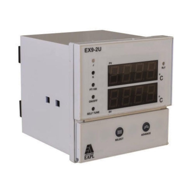 EX9-2U Dimension 96 96, 1set point, 2display 1Rly c o, J K PT-100 EAPL ex9 2u