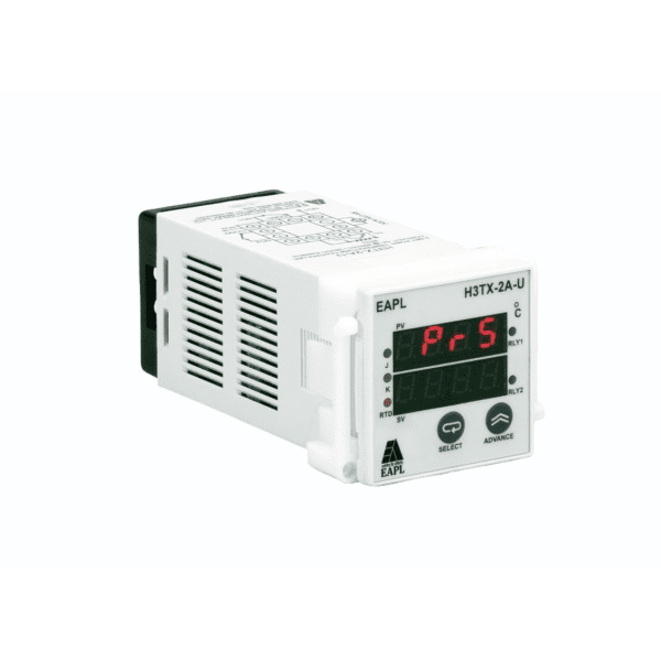 H3TX-2U-RS 1set point, 2display 1Rly c o 1SSR, J K PT-100, Dimension 48 48 EAPL h3tx 2a u single function two set point tempe