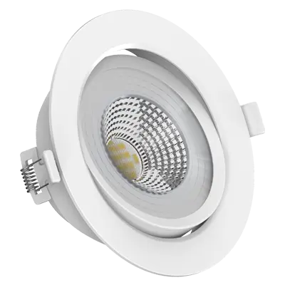 ldo0105097_img_01.webp Polycab Pearl Swivel Spot LED Light 12W 3000K Warm, Energy-Efficient Lighting ldo img
