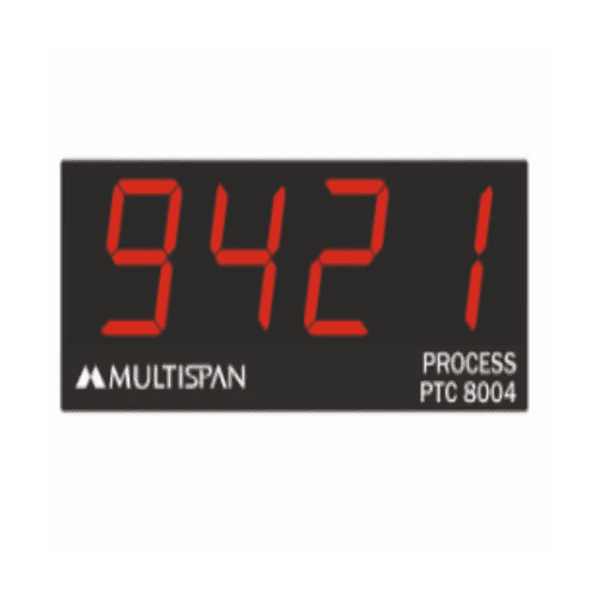 PTC-8004A Single Side JUMBO DISPLAY PROCESS INDICATOR 330 x 823 x 55 MULTISPAN ptc 8004a jumbo display indicators 500 500 1