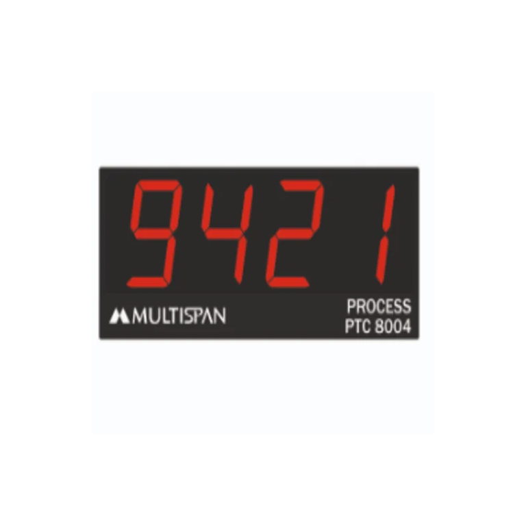 PTC-8004A Single Side JUMBO DISPLAY PROCESS INDICATOR 330 x 823 x 55 MULTISPAN ptc 8004a jumbo display indicators 500 500 1