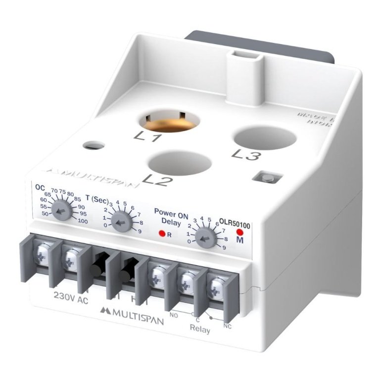 OLR-1030 VOLTAGE CURRENT PROTECTION RELAY DIN RAIL 70 X 55 X 65 MULTISPAN thermal overload relay 30 60a