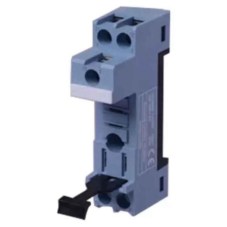 7RQ02011AX00 Relay socket 1 changeover cont. 5 pin, 10 A DIN rail mounting pannel mounting screw terminal Siemens 2mmx05evhi4