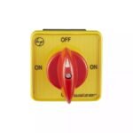 Isolator Switch 25A 3Pole on off L T 61197SEB03TDYR 61197seb03tdyr isolators switches 25a 3pole on off front new