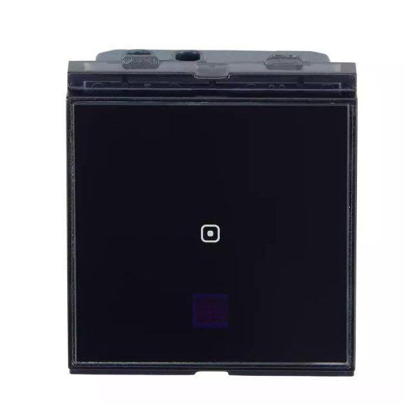 englaze Touch Switch 1 CH Black Glass L T CB98029SK03 cb98029sk03 front