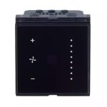 englaze Touch Fan Regulator Black Glass L T CB98031FK05 cb98031fk05 front