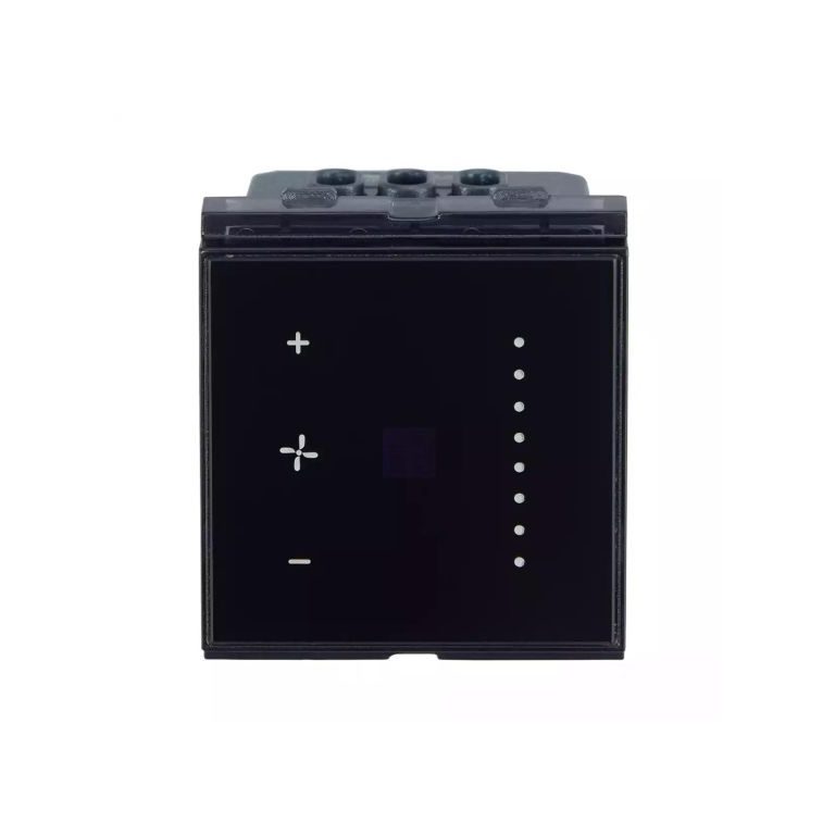 englaze Touch Fan Regulator Black Glass L T CB98031FK05 cb98031fk05 front