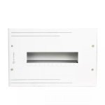 Exora DB SPN 8 Way Single Door IP30 L T DBSPN008SDS dbspn012sd spn 12w sd ip30 front