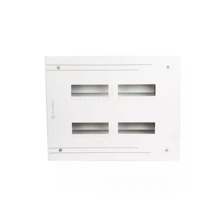 Exora DB TPN 8 Way Single Door IP30 L T DBTPN008SDS dbtpn008sd tpn 8w sd ip30 front