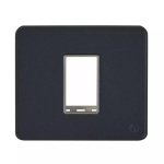 enGem 1 Module Stone Grey Plate with chrome Bezel L T CB93101FS05 engem 1 module stone grey plate with chrome bezel cb93101fs