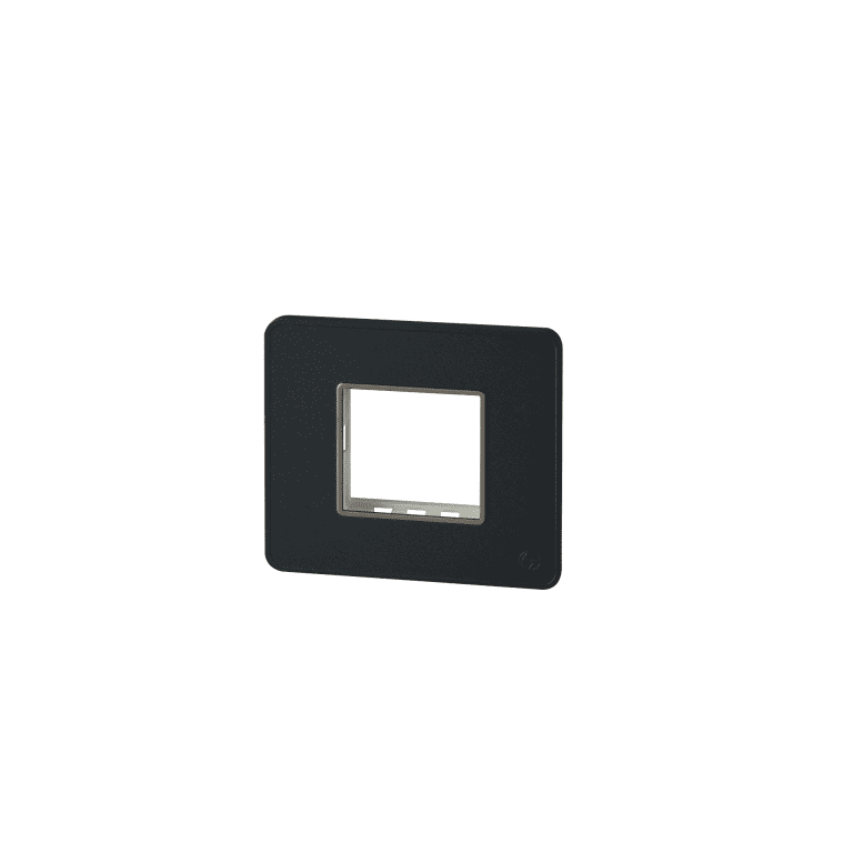 enGem 2 Module Stone Grey Plate with chrome Bezel L T CB93102FS05 engem 2 module stone grey plate with chrome bezel cb93102fs