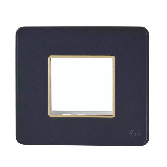 enGem 2 Module Stone Grey Plate with Golden Bezel L T CB93102FS06 engem 2 module stone grey plate with golden bezel cb93102fs