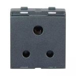 enGem 3 Pin Socket 6A with ISI Stone Grey L T CB93602CS06 engem 3 pin socket 6a with isi stone grey cb93602cs06 front