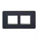 enGem 4 Module Stone Grey Plate with chrome Bezel L T CB93104FS05 engem 4 module stone grey plate with chrome bezel cb93104fs