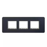 enGem 6 Module Stone Grey Plate with chrome Bezel L T CB93106FS05 engem 6 module stone grey plate with chrome bezel cb93106fs