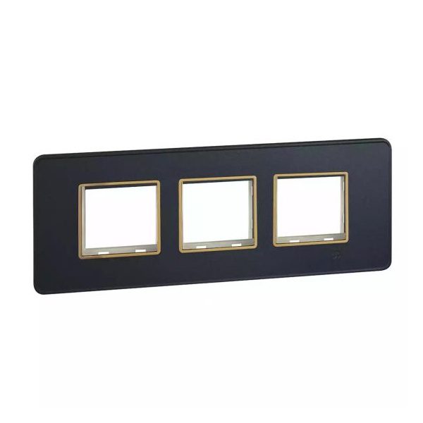 enGem 6 Module Stone Grey Plate with Golden Bezel L T CB93106FS06 engem 6 module stone grey plate with golden bezel cb93106fs