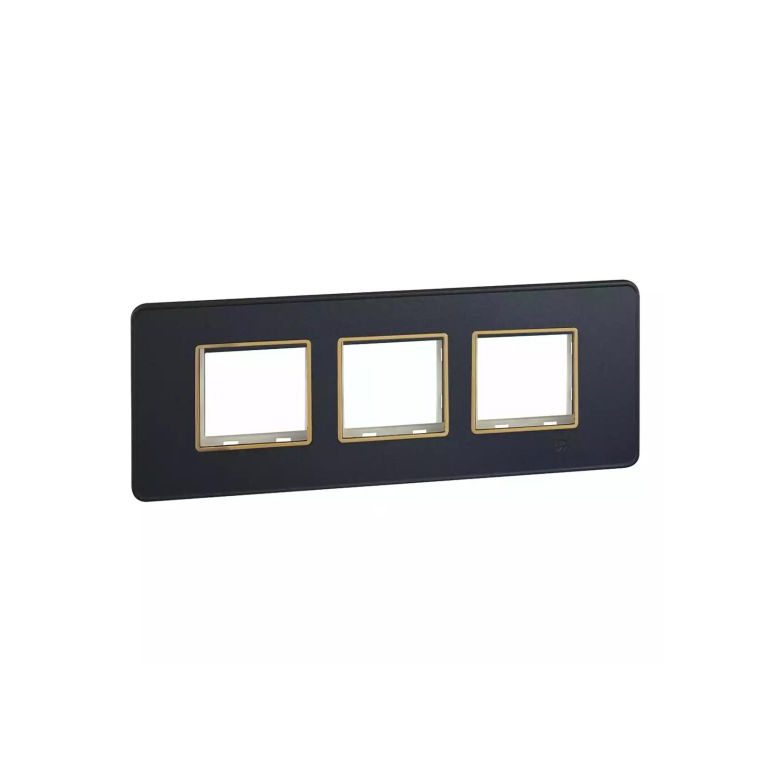enGem 6 Module Stone Grey Plate with Golden Bezel L T CB93106FS06 engem 6 module stone grey plate with golden bezel cb93106fs