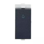 enGem Bell Push 6A 1M Stone Grey L T CB93101BS06 engem bell push 6a 1m stone grey cb93101bs06 front