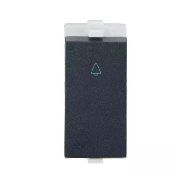 enGem Bell Push 6A 1M Stone Grey L T CB93101BS06 engem bell push 6a 1m stone grey cb93101bs06 front