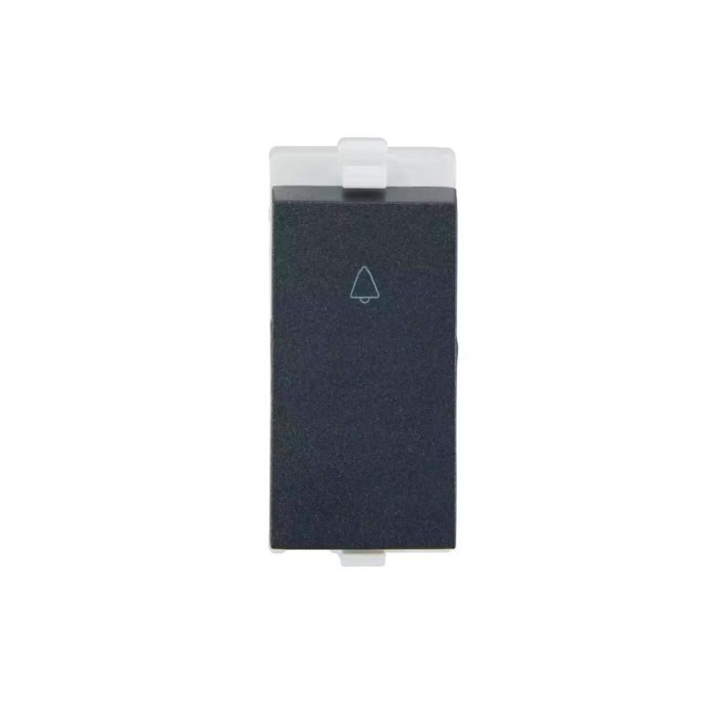 enGem Bell Push 6A 1M Stone Grey L T CB93101BS06 engem bell push 6a 1m stone grey cb93101bs06 front