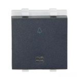 enGem bell push 6A with indicator 2M Stone Grey L T CB93302BS06 engem bell push 6a with indicator 2m stone grey cb93302bs06 f