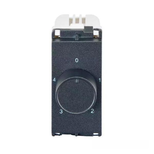 enGem fan regulator 4-Step 1M Stone Grey L T CB93101RS01 engem fan regulator 4 step 1m stone grey cb93101rs01 front