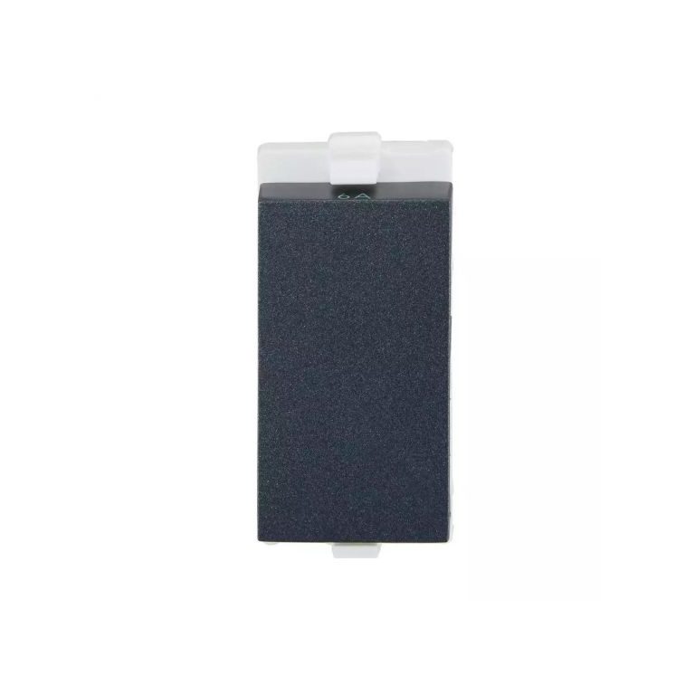 enGem Switch 1-way 6A 1M Stone Grey L T CB93101SS06 engem switch 1 way 6a 1m stone grey cb93101ss06 front