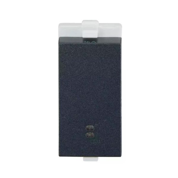 enGem Switch 16A 1-way with indicator 1M Stone Grey L T CB93301SS16 engem switch 16a 1 way with indicator 1m stone grey cb933