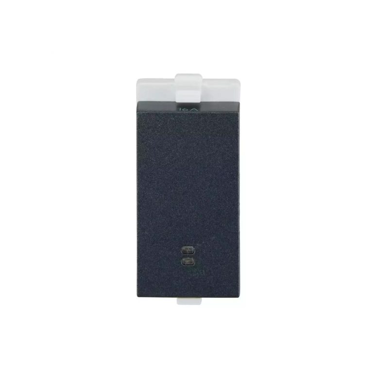 enGem Switch 16A 1-way with indicator 1M Stone Grey L T CB93301SS16 engem switch 16a 1 way with indicator 1m stone grey cb933
